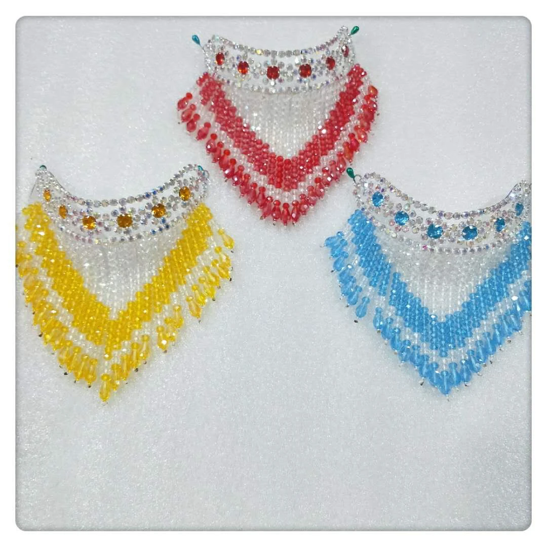 戏剧黄梅戏古装花旦纯手工水钻流苏