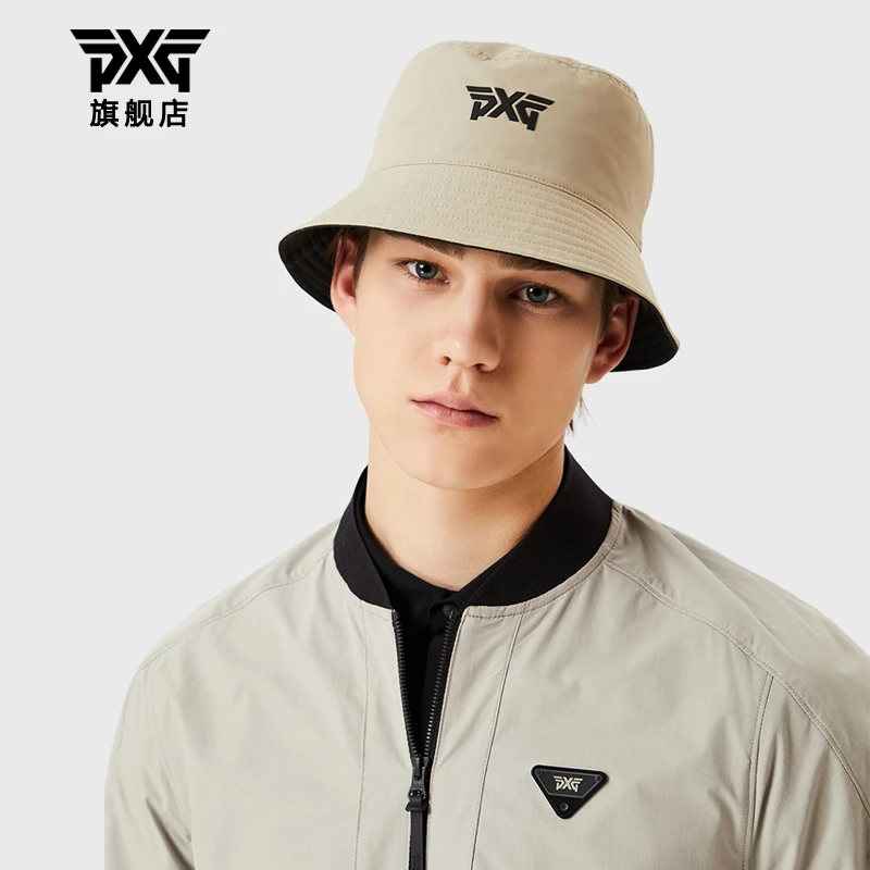 PXG高尔夫男女同款双面球帽休闲透气有顶帽golf遮阳防晒渔夫帽