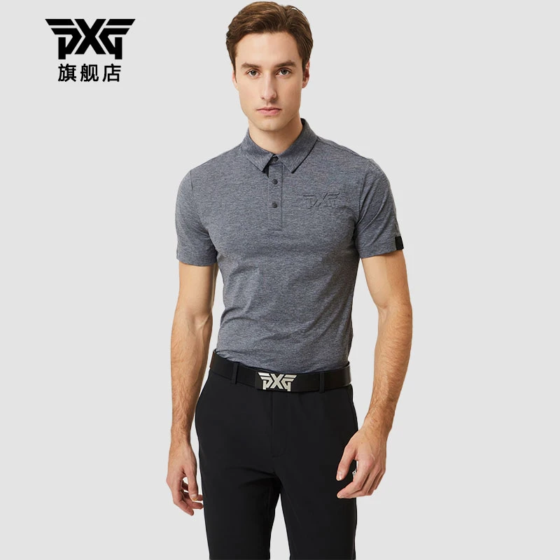 PXG高尔夫服装男士短袖T恤运动POLO衫golf舒适透气上衣男韩国进口