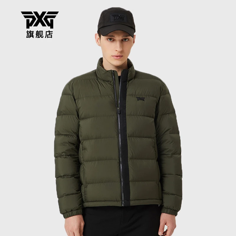 PXG高尔夫服装男士羽绒服轻量保暖golf运动休闲舒适冬季上衣新款