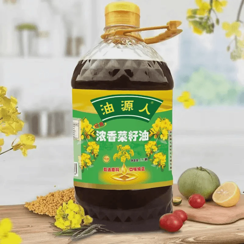 【新人福利】大桶经典油源人菜籽油农家自榨非转基因纯菜食用油2.7L