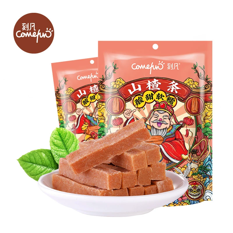 刻凡山楂条酸酸甜甜开胃好吃休闲解馋零食消化蜜饯果干果丹皮果香