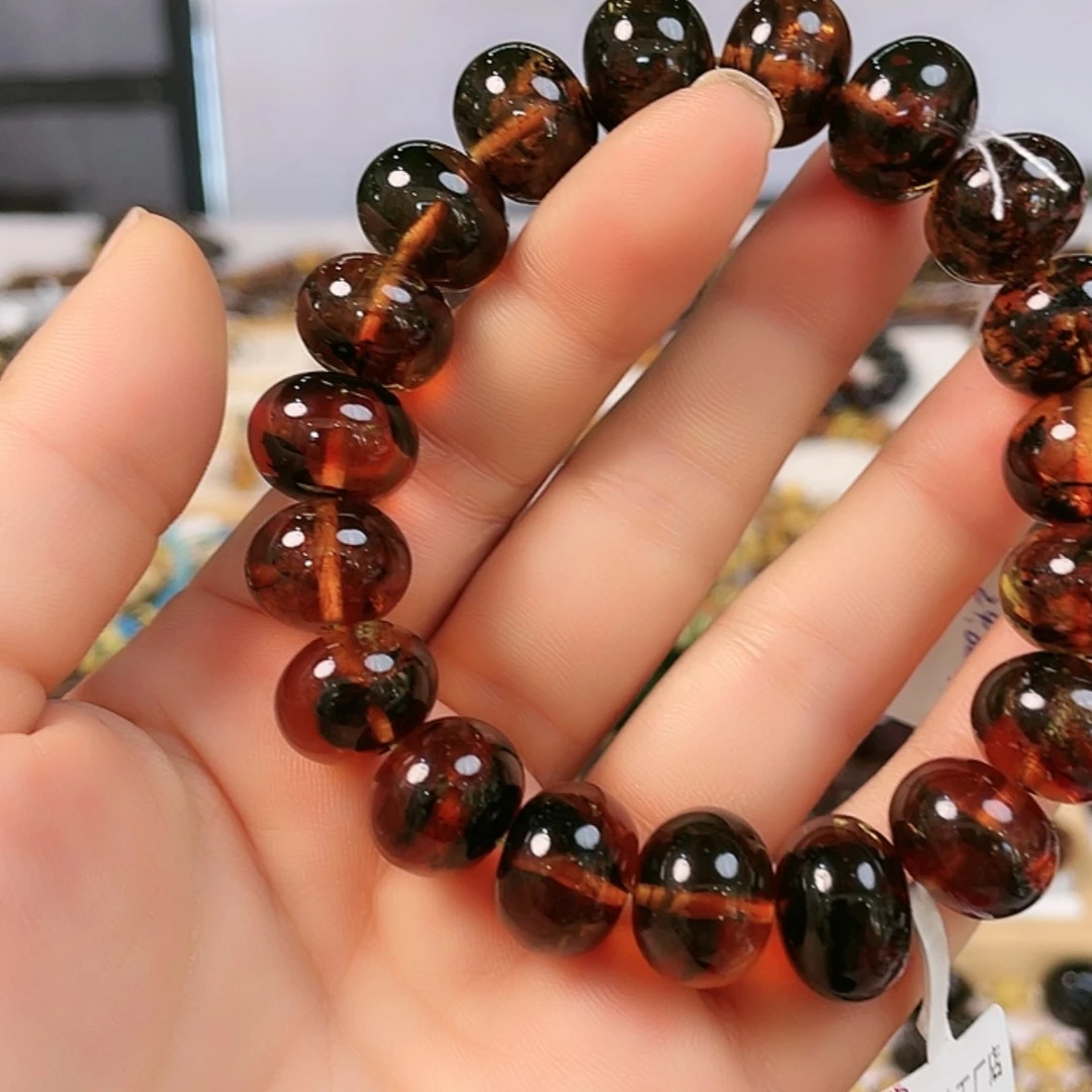 【闪购商品】琥珀手链未镶嵌古*飞14