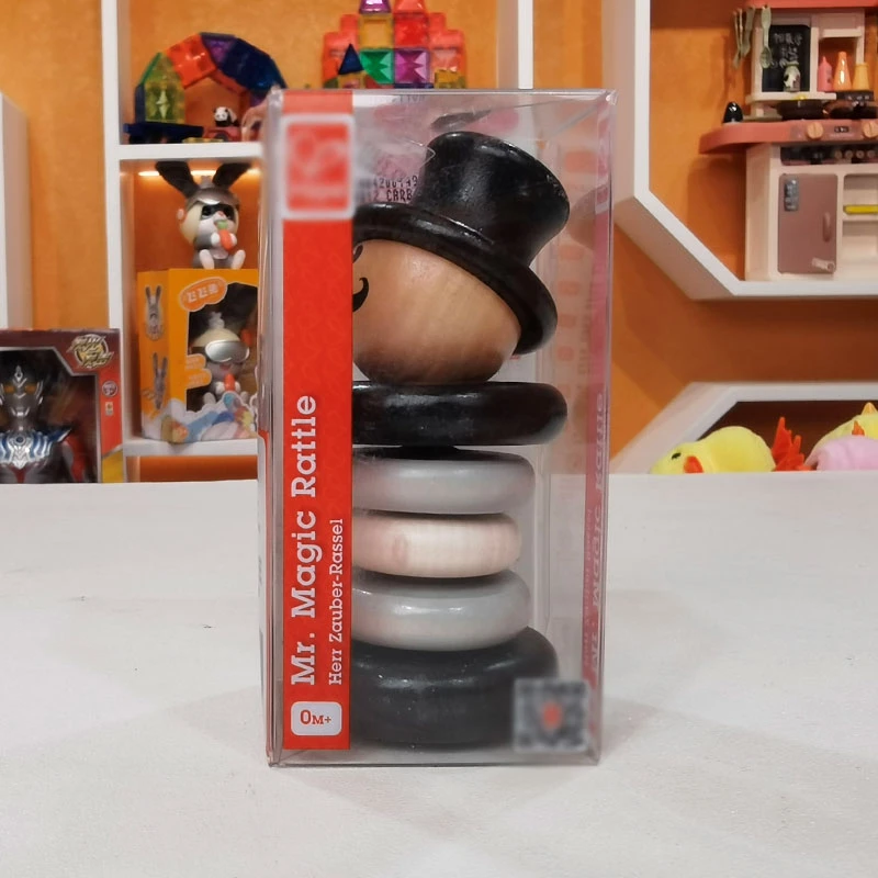 哈配正品魔术师手办摇摇乐儿童木制玩具