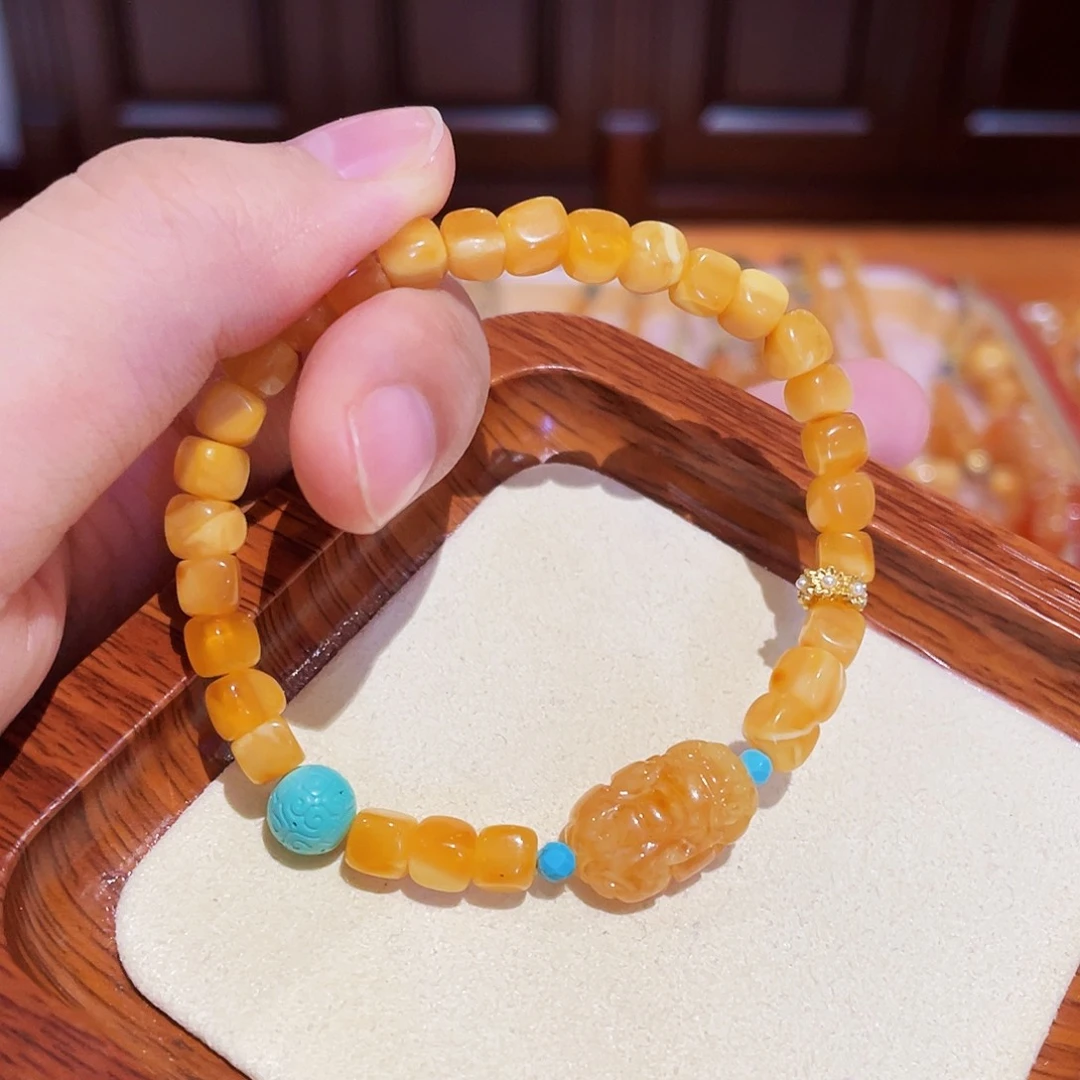 【闪购商品】蜜蜡手链未镶嵌手串