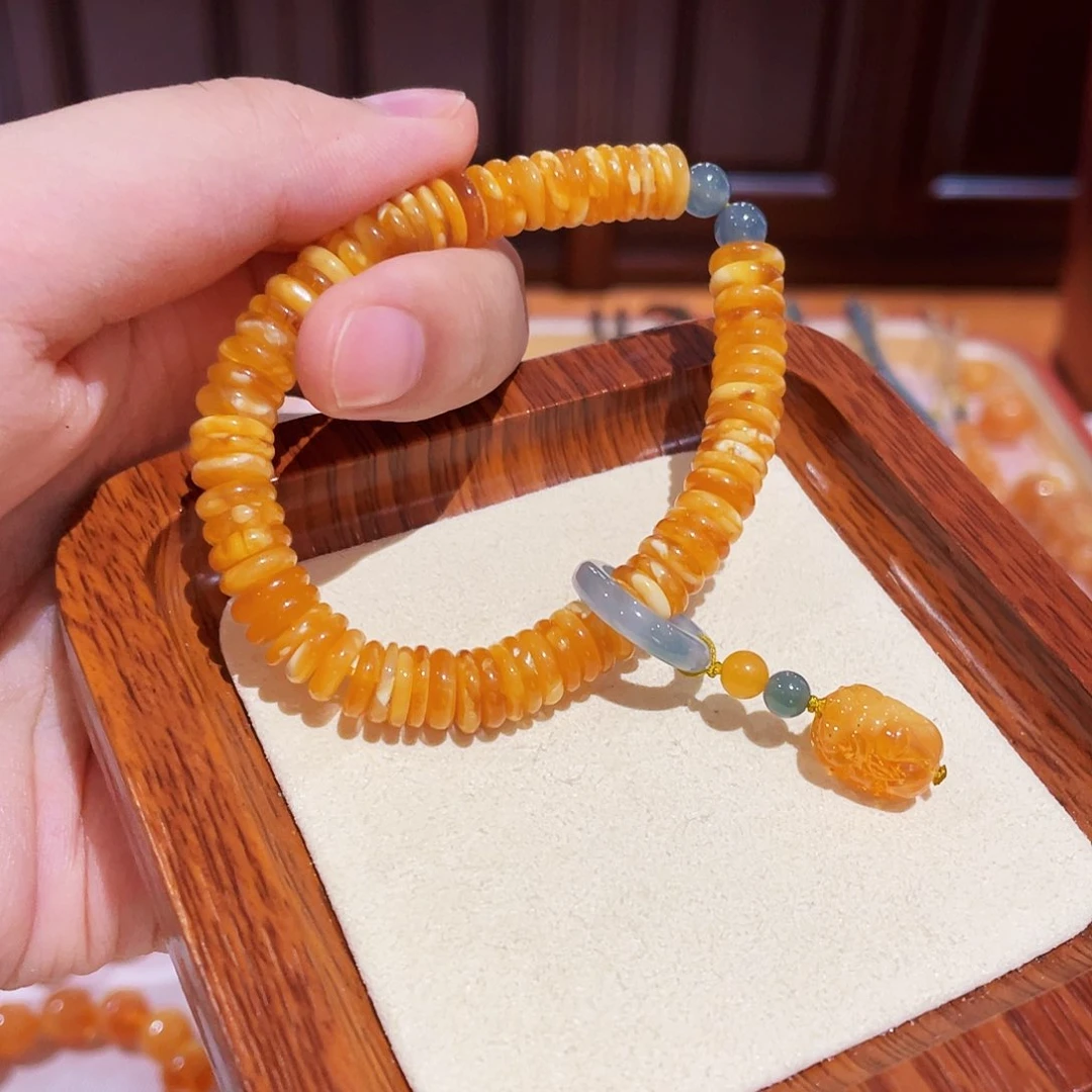 【闪购商品】蜜蜡手链未镶嵌手串