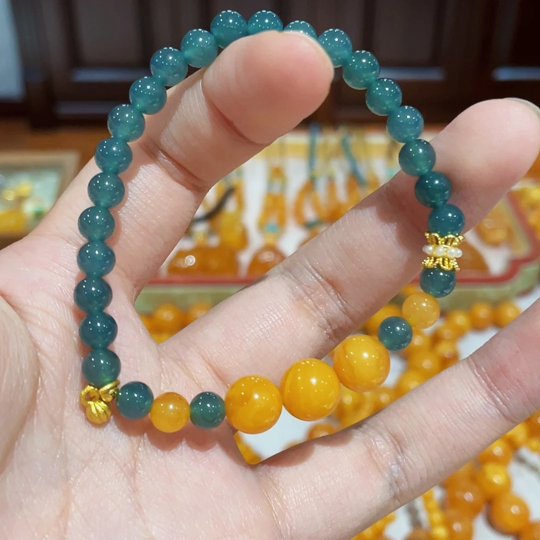 【闪购商品】蜜蜡手链未镶嵌手串