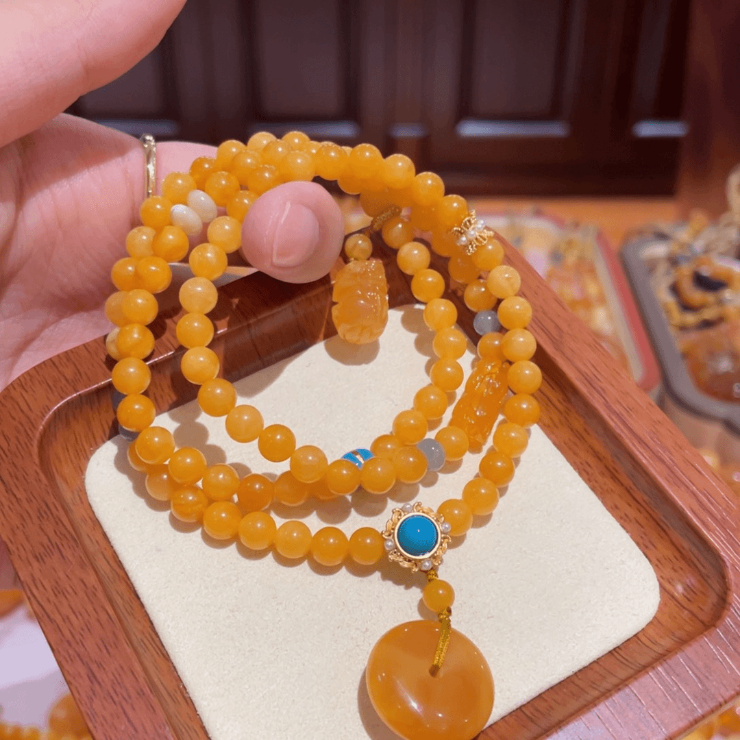 【闪购商品】蜜蜡手链未镶嵌手串