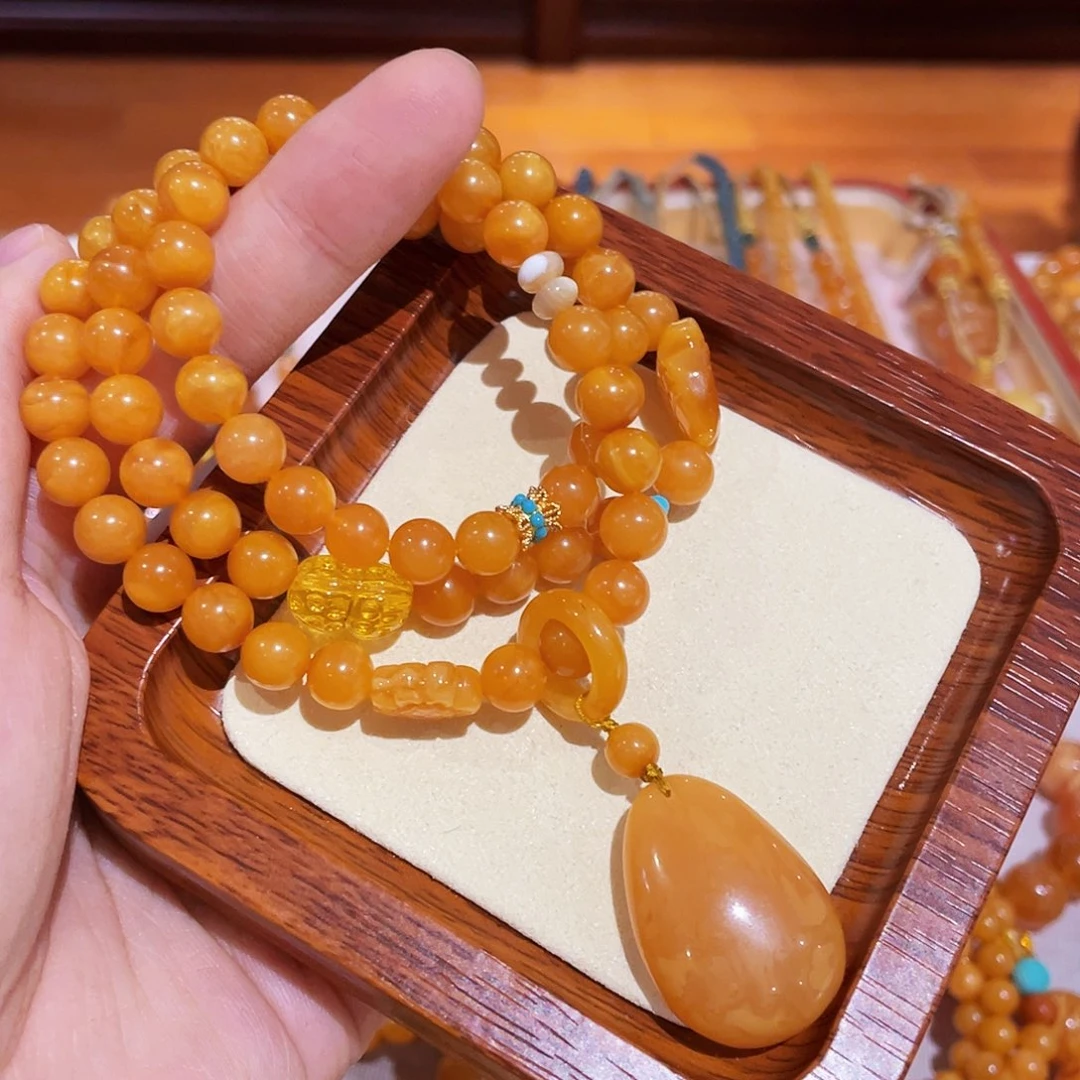 【闪购商品】蜜蜡手链未镶嵌手串