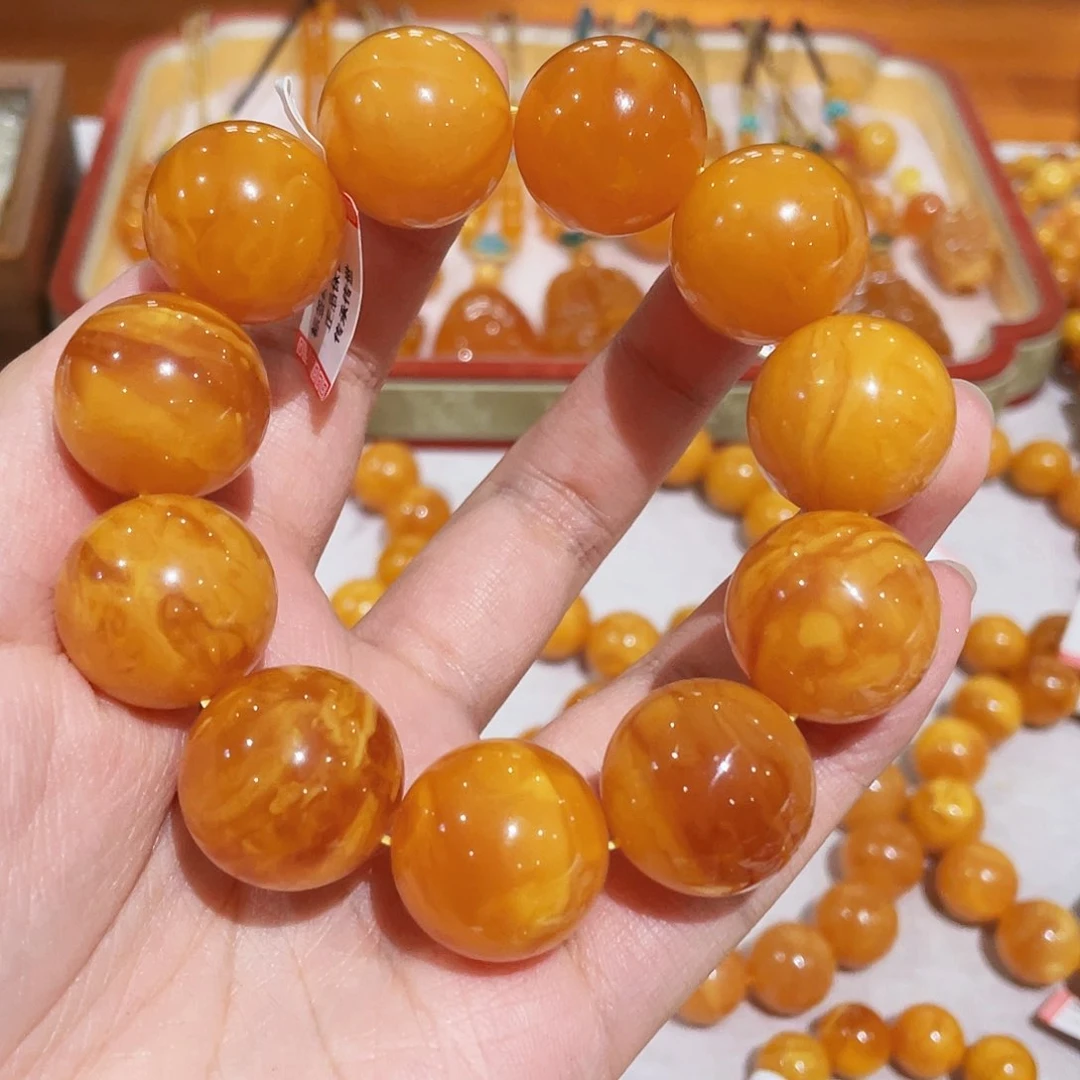 【闪购商品】蜜蜡手链未镶嵌手串