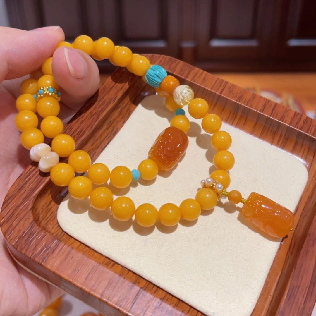 【闪购商品】蜜蜡手串未镶嵌手串
