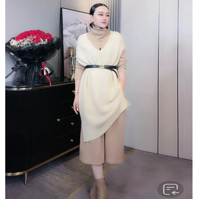 2024秋装新款 毛衣马甲 毛织衫 时尚百搭减龄显白显瘦 宽松简约