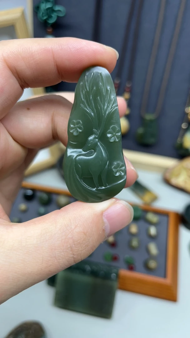 河磨玉和田玉一鹿有你