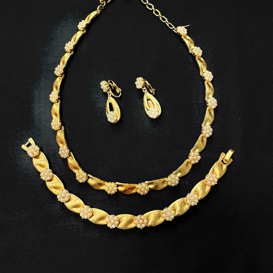 合金项链 翠法丽缎带套装