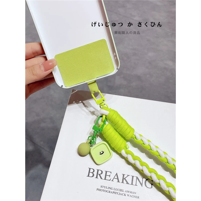 通用背带斜跨可背手机壳背夹固定片ins网红加粗牢固手机挂绳挂脖