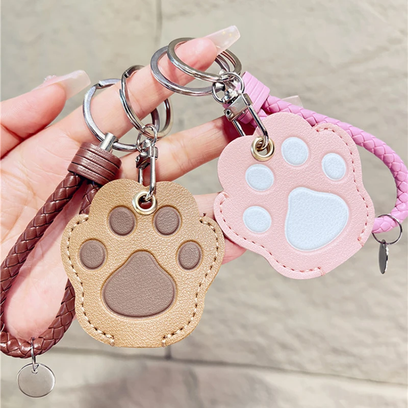 猫爪爪钥匙柄钥匙套家用防盗门水滴形长方形感应卡门禁卡套钥匙扣