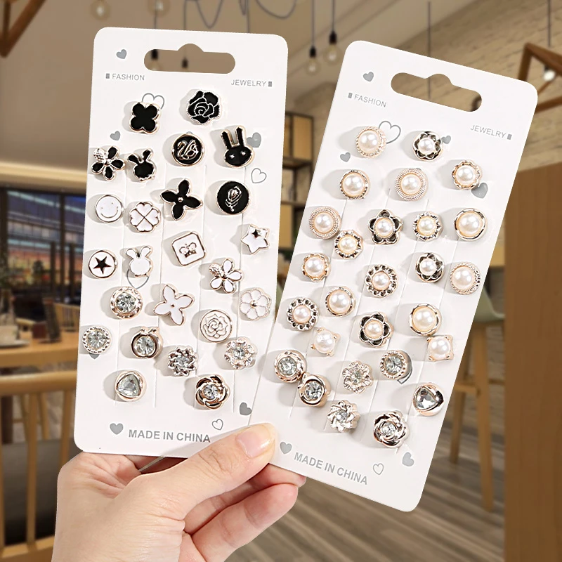 衬衫防走光扣子免缝暗扣胸花胸针女别针扣衣服固定神器领口小扣针