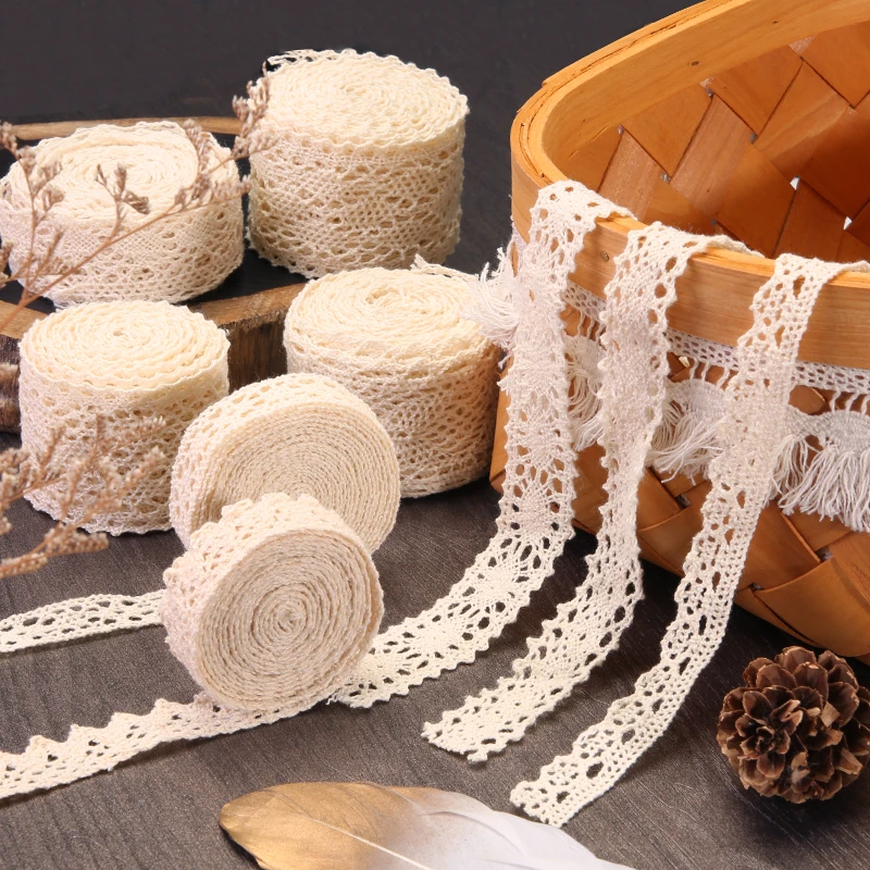 纯棉蕾丝花边宽窄衣服袖口裙边包边装饰带子窗帘布艺服装装饰辅料