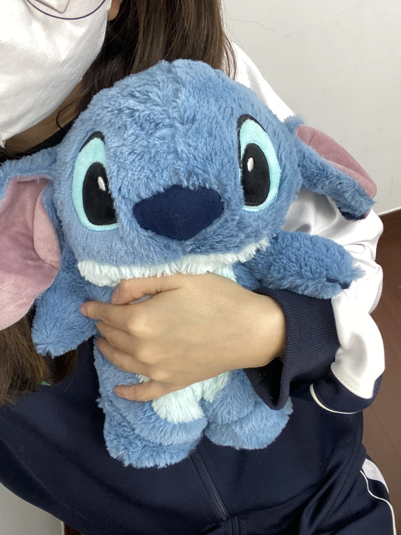 【00和猫】草莓熊史迪仔热水袋注水袋冬季敷肚子暖水袋毛绒摆件