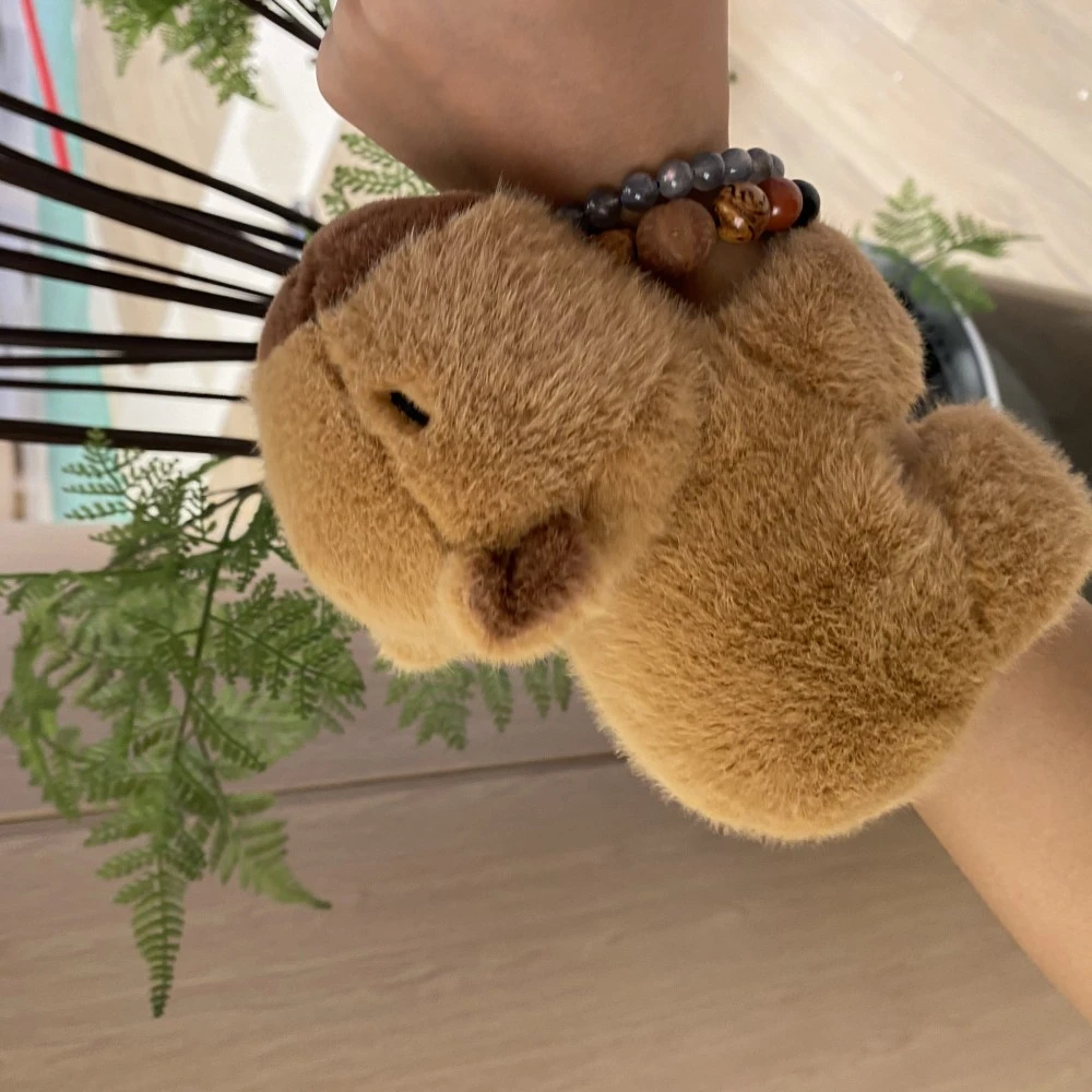 【00和猫】水皮巴拉佛系居家包跟水豚毛绒可爱啪啪圈