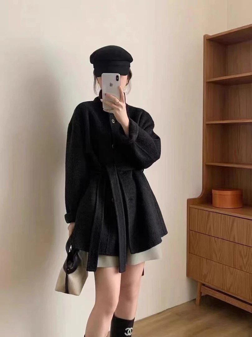 2024新款女装百搭韩版气质韩版百搭连衣裙时尚洋气外套显瘦设计感