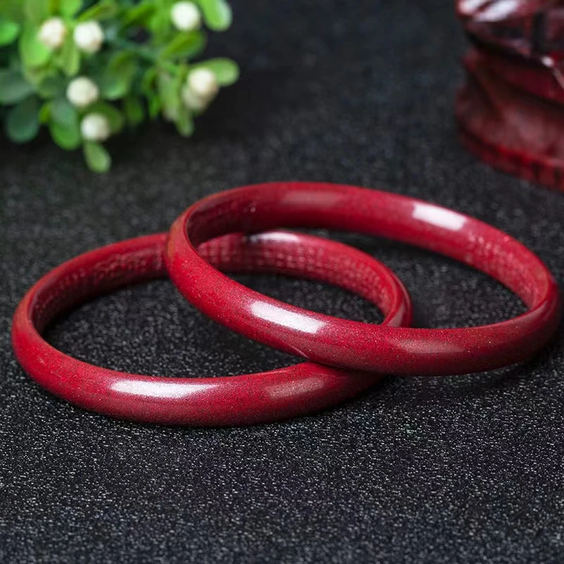 含辰砂工艺品辰砂朱砂紫金砂高含量手镯