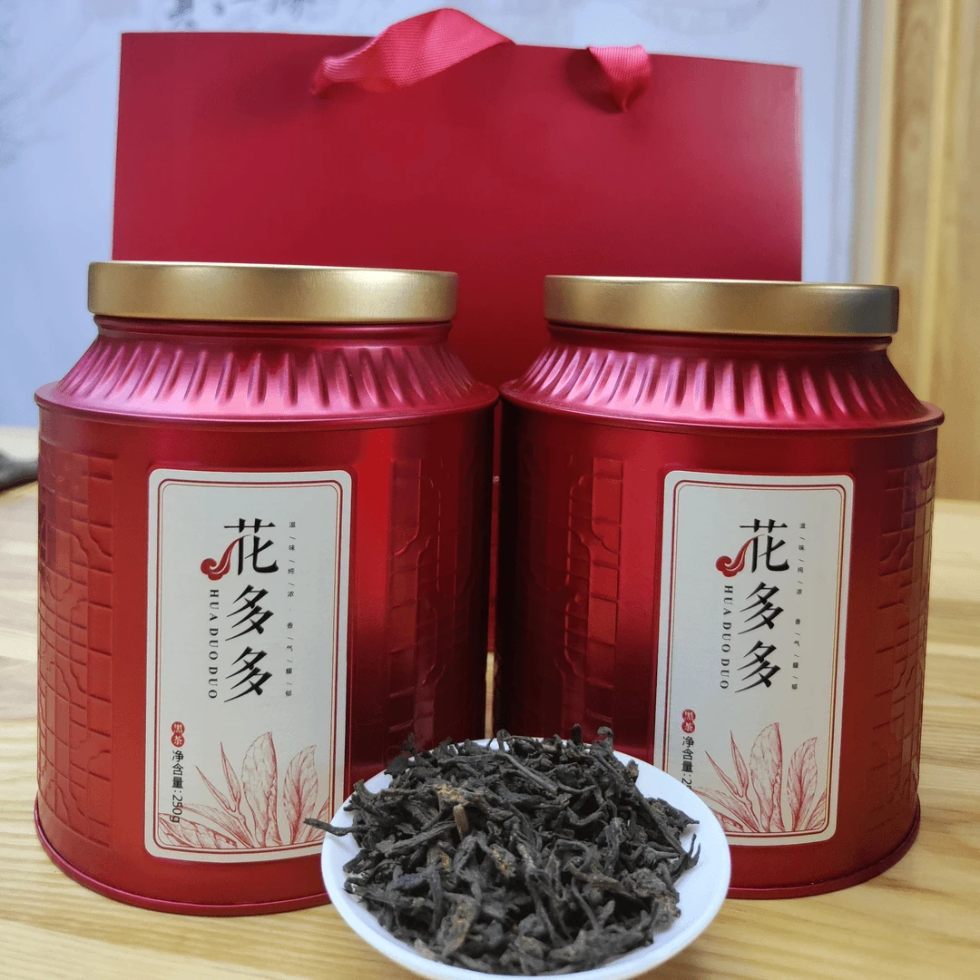 【资江缘】花多多 散装金花天尖 花多多 黑茶 冠突散囊菌 安化黑茶