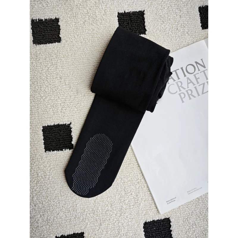 BAYBERYL老贝连裤袜*黑色防滑高腰弹力显瘦打底裤DD4I1522-9/16