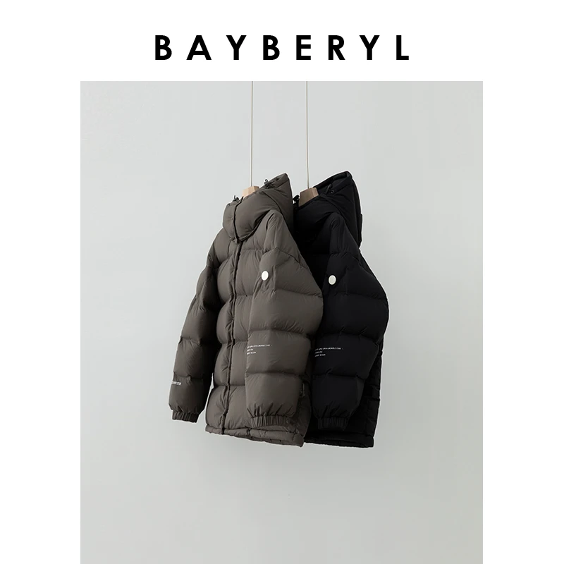 BAYBERYL老贝机能太斯*连帽休闲百搭时尚冬羽绒服YRF4K0102-12/1