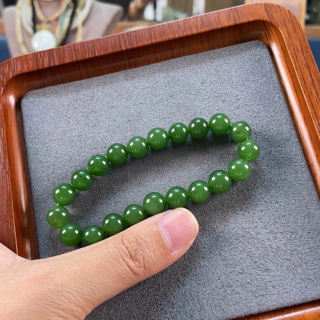 和田玉手串未镶嵌