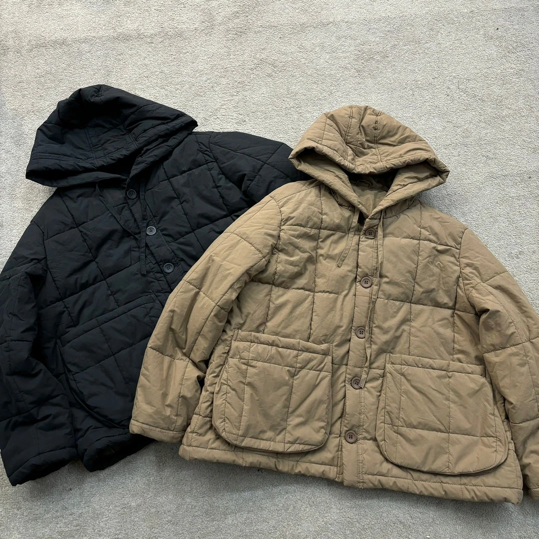 【冰冰一号店】097#连帽棉服压格高品质