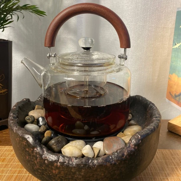 岳恒聚宝炉➕新羽星空壶家用煮茶器提梁壶