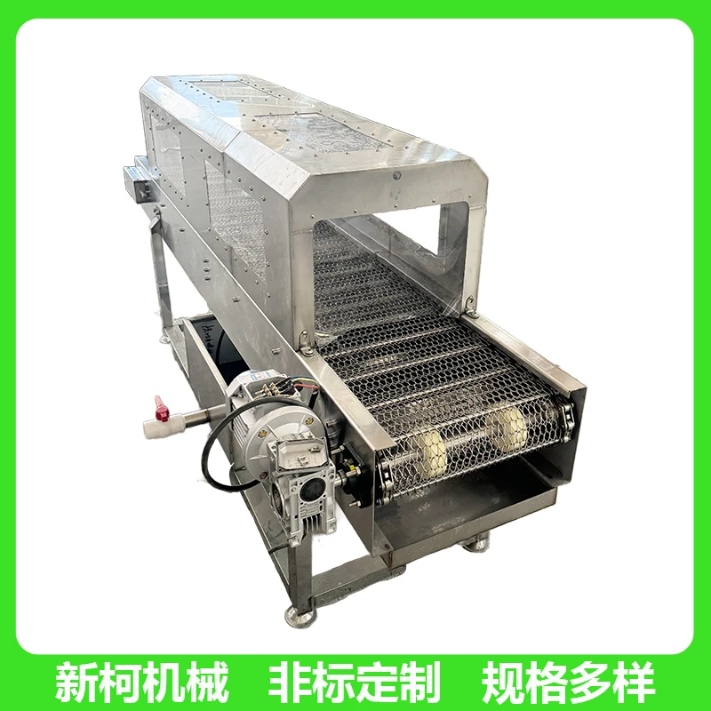 网链清洗机工业不锈钢高压喷淋网带传送机高压喷淋清洗机