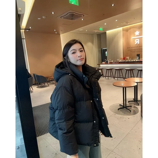 【北极】髙定一件一码！可溯源安心90白鸭绒蓬松连帽羽绒服