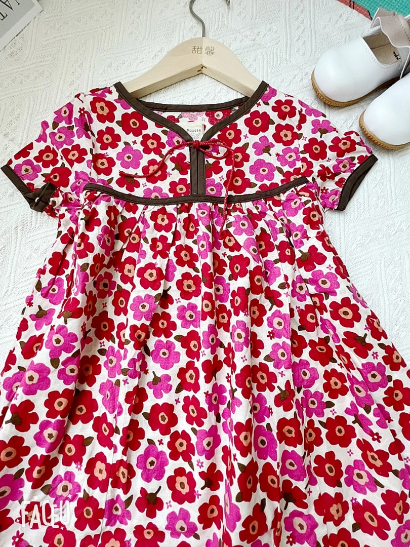 日单高品质碎花裙