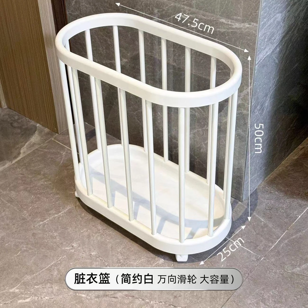 恩熙甄选移动置物架白色新生儿简约大容量简易拼接可移动边床