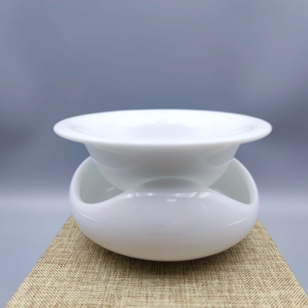 醴陵釉下五彩瓷(玉泥)      莲花座    茶漏