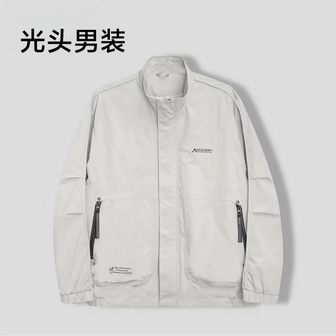 2024*秋季爆款上新男士户外拼接时尚休闲工装立领夹克外套-8910