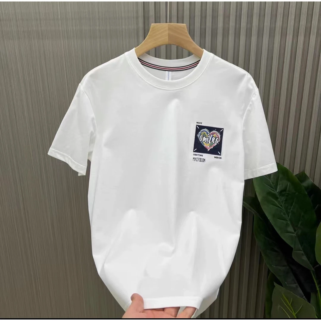 82332夏季薄款短袖 情侣款百搭时尚