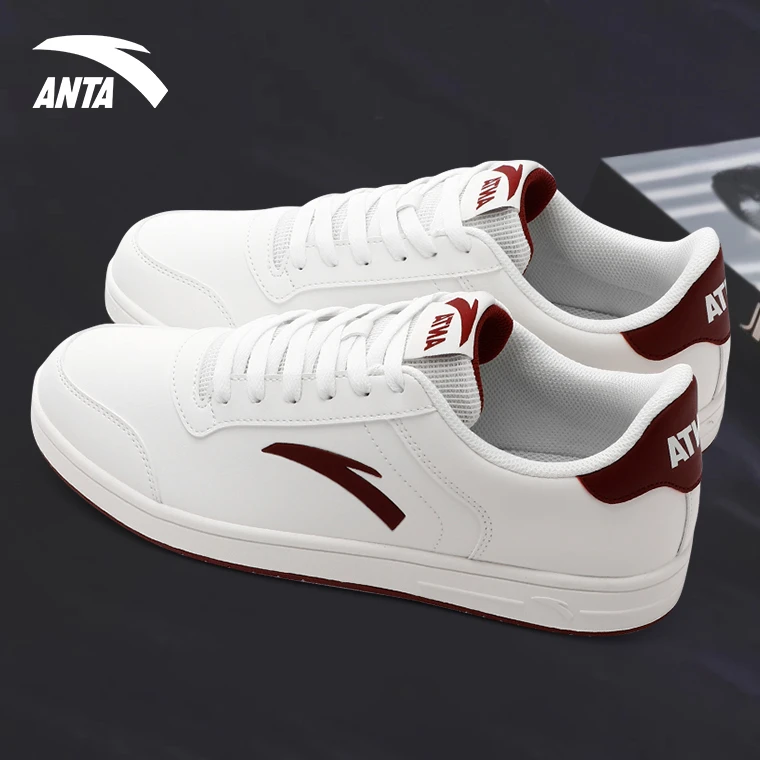 安踏男鞋板鞋冬季2025新款学生百搭轻便透气小白鞋潮流时尚运动鞋