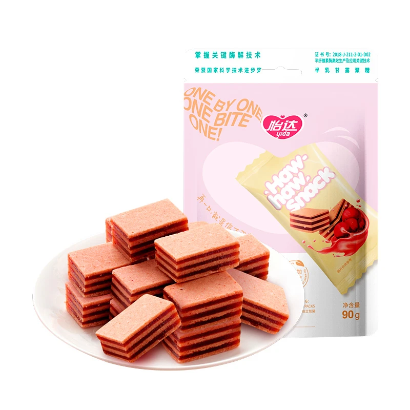 yida/怡达怡达水溶性膳食纤维山楂酪90克 儿童零食