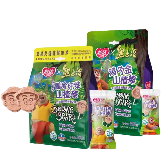 yida/怡达【怡达/yida】熊出没联名山楂棒300g*2袋独立小包