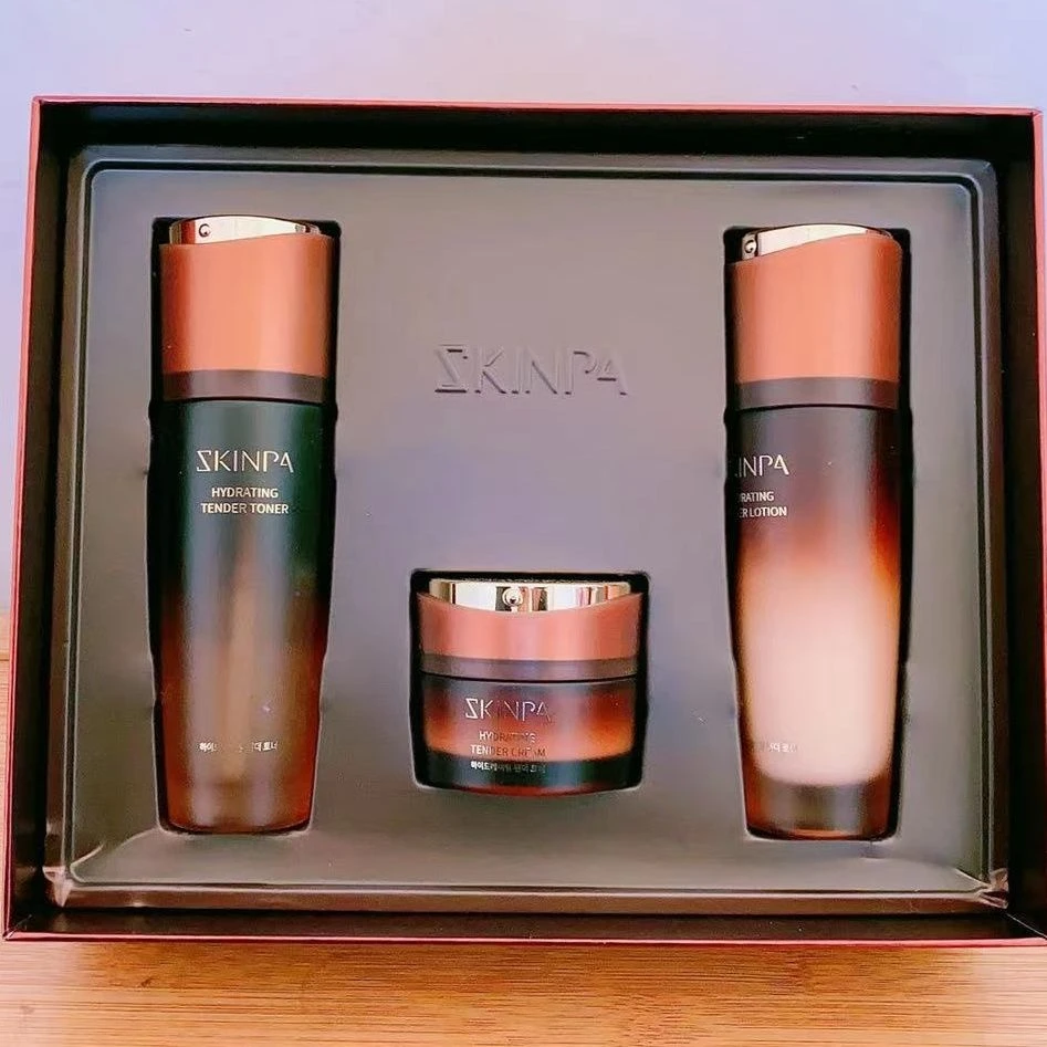 上海诗臻泊化妆品专柜 诗臻泊致润嫩颜系列套盒 水乳霜 刮码发货