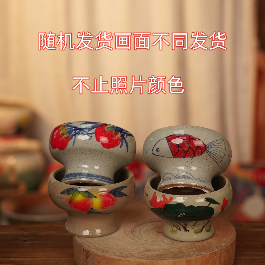 灿烂好景多肉花盆雕刻精控小火锅高温烧制透气景德镇陶瓷手工摆件