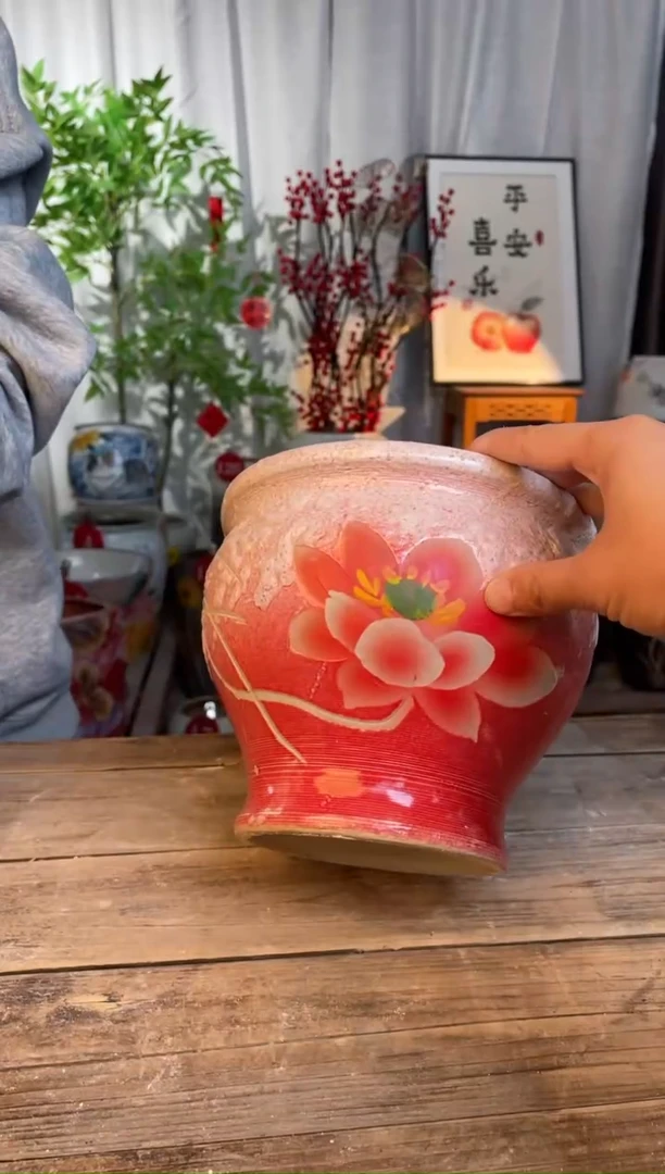 【闪购商品】瓷摆件26-200口径17高14默认瑕疵