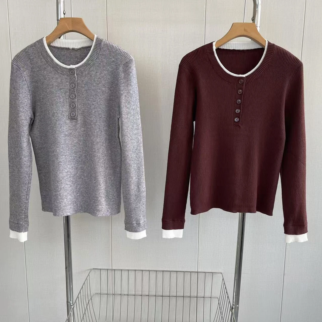 【禾打底衫】女士针织衫高级感