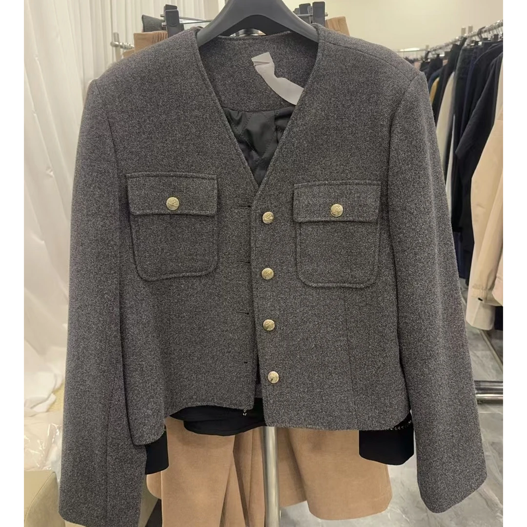 韩单女士小香风外套高级感上衣简约大气