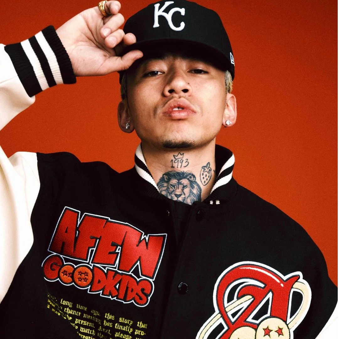 AFGK【亚洲夜之子系列】棒球服春秋季宽松夹克情侣装美式字母外套