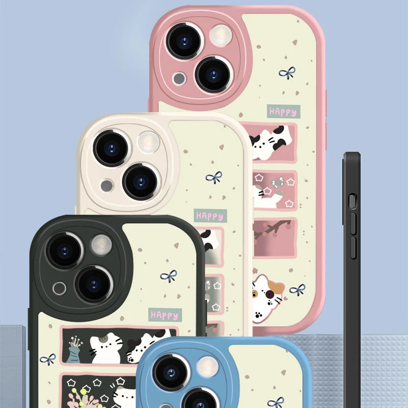 适用iPhone苹果xsmax手机壳16plus/15pro/15promax222722可爱小猫