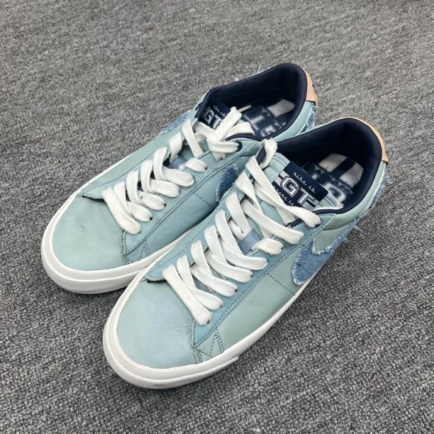 42码/内长265/二手正品/NikeBlazer低帮板鞋牛仔蓝/公价469